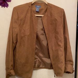Beautiful lined camel colored jacket
